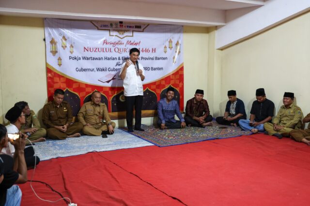 Wagub Banten : Insan Pers dan Media Menjadi Penyambung Informasi Masyarakat