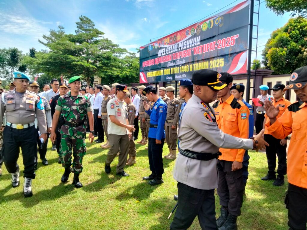 Kodim 0602/Serang Bersama Polres Serang Siap Amankan Idul Fitri 1446 Hijriah Kodim 0602/Serang Bersama Polres Serang Siap Amankan Idul Fitri 1446 Hijriah