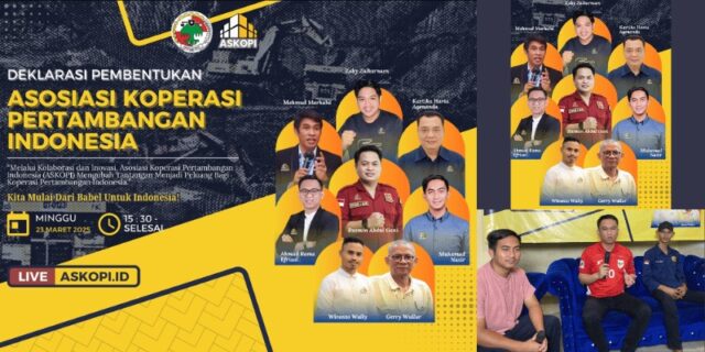 Deklarasi ASKOPI : Wadah Baru untuk Koperasi Pertambangan Rakyat Indonesia