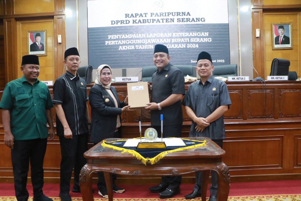 Bupati Serang Sampaikan LKPJ 2024, Sejumlah Indikator Lampaui Target