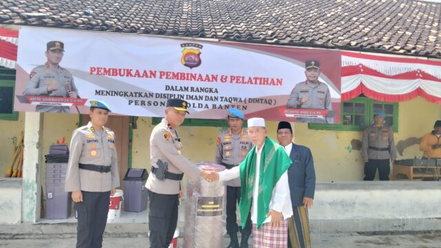 Polda Banten Gelar Pembinaan di Ponpes Ashabul Maimanah, Wakapolda : Kesempatan Terakhir Perbaiki Diri