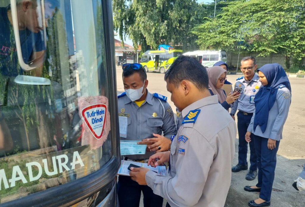 BPTD Banten Gelar Ramp Check dan Pemeriksaan Kesehatan Sopir di Terminal Pakupatan