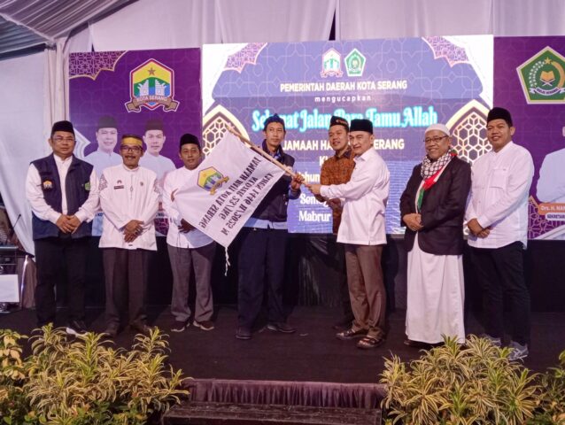 Wagub Banten Lepas Keberangkatan Jamaah Haji Kloter JKG 23 Tahun 1446 H Kota Serang