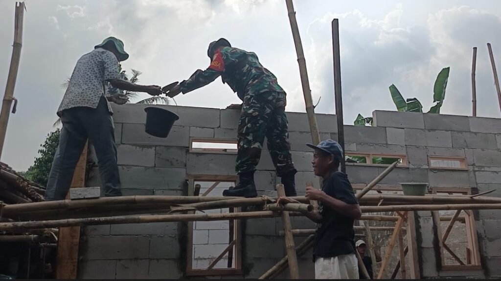 Satgas TMMD ke-124 Kodim 0602/Serang Percepat Renovasi Rutilahu di Silebu