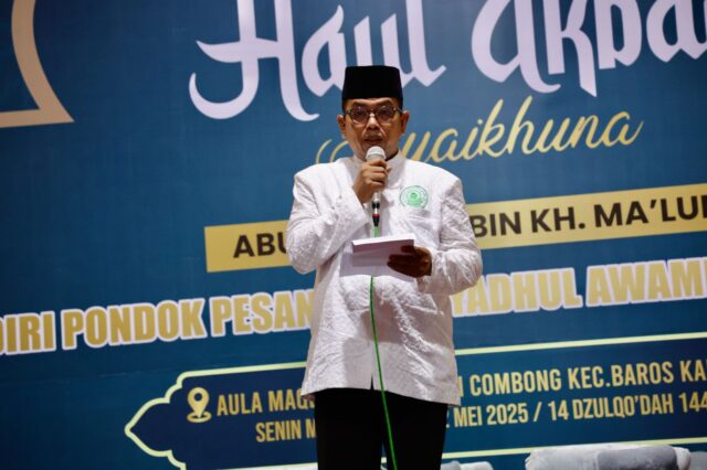 Andra Soni Hadiri Haul Akbar Abuya Shidiq Bin KH Ma’lum Cangkudu Baros