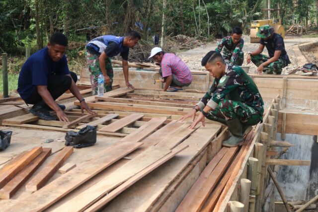 Jembatan TMMD ke 124 di Silebu Tingkatkan Akses dan Percepat Mobilitas Warga