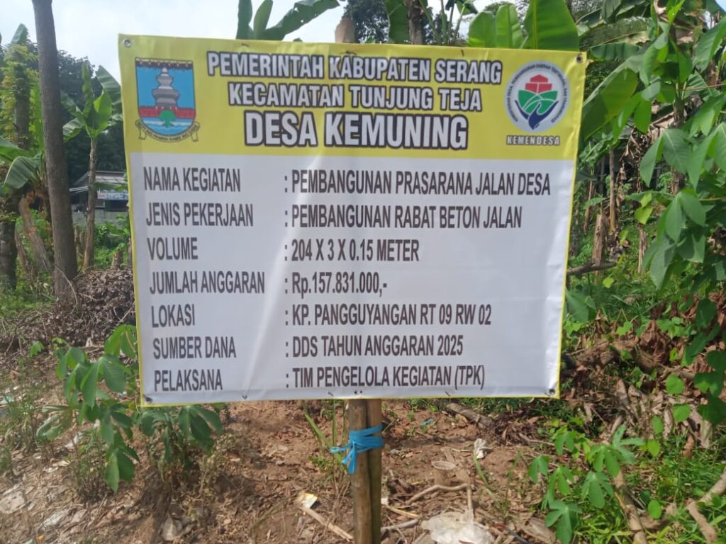 Pj Kepala Desa Kemuning Enggan Dikonfirmasi soal Pekerjaan Jalan Rp157 Juta Pj Kepala Desa Kemuning Enggan Dikonfirmasi soal Pekerjaan Jalan Rp157 Juta