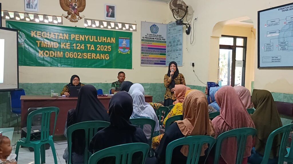 TMMD ke 124 Kodim Serang Gelar Penyuluhan KB, Warga Silebu Didorong Rencanakan Keluarga Sejahtera TMMD ke 124 Kodim Serang Gelar Penyuluhan KB, Warga Silebu Didorong Rencanakan Keluarga Sejahtera