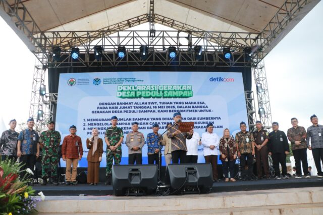 Mendes Yandri Canangkan Gerakan Desa Peduli Sampah dari Serang