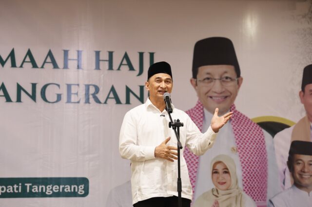 Wagub Banten Lepas 376 Jamaah Haji Kabupaten Tangerang Kloter JKG 40
