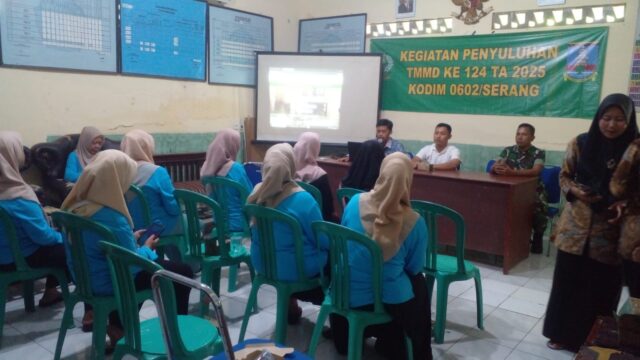 TMMD 124 Kodim Serang Dorong Peran Lembaga Kemasyarakatan Desa lewat Penyuluhan di Silebu