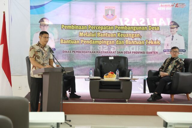 Plh Sekda Banten Buka Sosialisasi Bantuan Keuangan Desa Provinsi Banten Tahun 2025