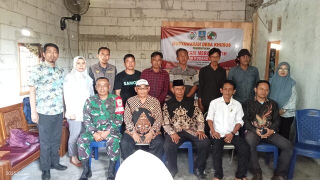 Desa Kubang Puji Gelar Musyawarah Pembentukan Koperasi Merah Putih
