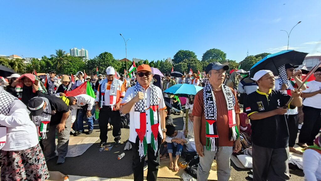 PKS Banten Serukan Boikot Produk Israel dalam Aksi Bela Palestina PKS Banten Serukan Boikot Produk Israel dalam Aksi Bela Palestina