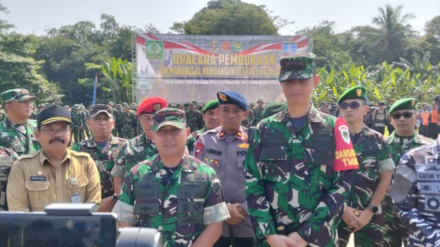 TMMD Ke-124 Kodim 0602/Serang Resmi Dibuka, Fokus Tingkatkan Infrastruktur dan Edukasi Masyarakat