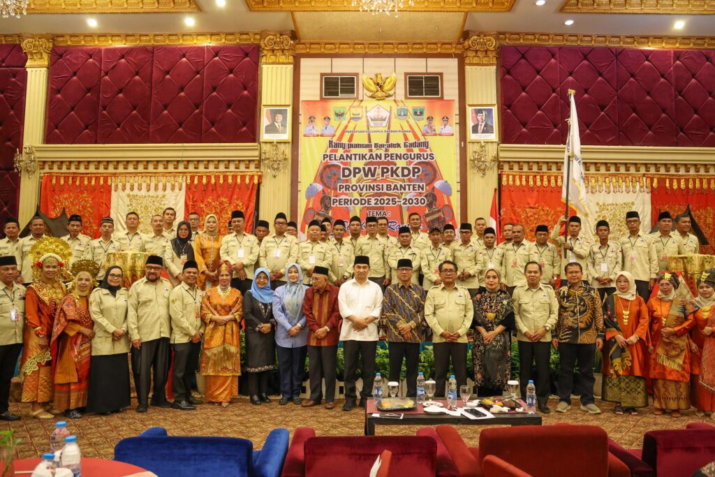 Hadiri Pelantikan DPW PKDP Banten, Ini Pesan Wagub Banten A Dimyati Natakusumah Hadiri Pelantikan DPW PKDP Banten, Ini Pesan Wagub Banten A Dimyati Natakusumah