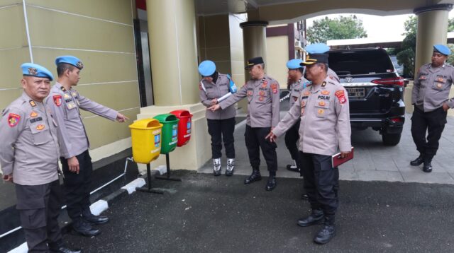 Tim Penilai Lomba Kebersihan Sambangi Polres Serang, Kapolres Optimistis Pertahankan Predikat Terbaik