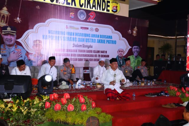 Polres Serang Gelar Istigosah dan Tabligh Akbar Sambut Tahun Baru Islam dan Hari Bhayangkara