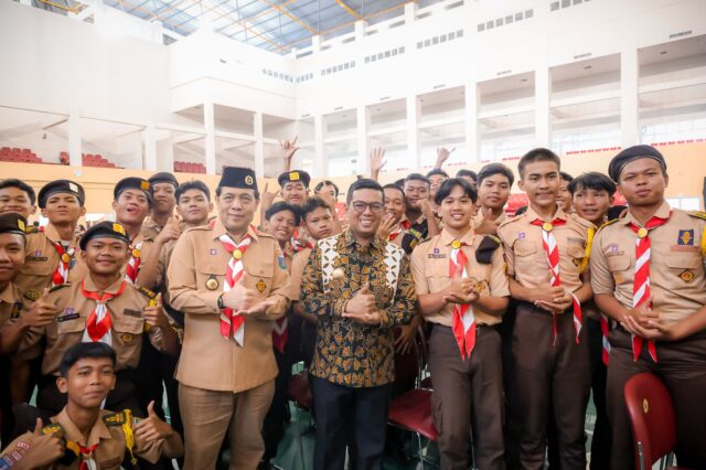 Gebyar Pramuka Untirta 2025, Andra Soni : Pramuka Wadah Pendidikan Karakter Generasi Muda