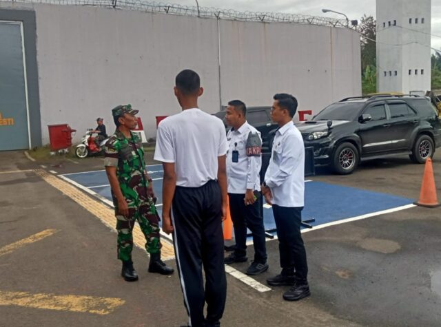 Perkuat Sinergi Keamanan, Danramil Cilegon Lakukan Kunjungan Kerja ke Lapas Kelas IIA Cilegon
