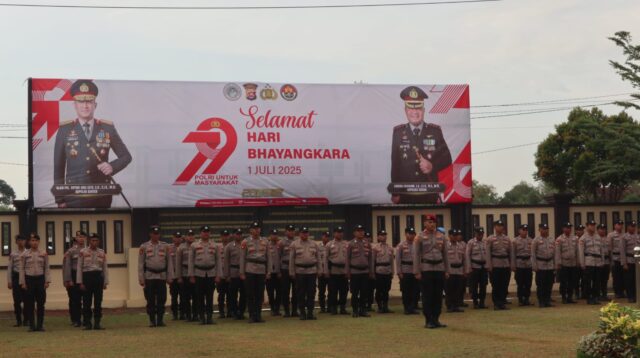 Kapolres Serang Tekankan Keteladanan dan Pilihan Hidup dalam Peringatan Hari Bhayangkara ke-79