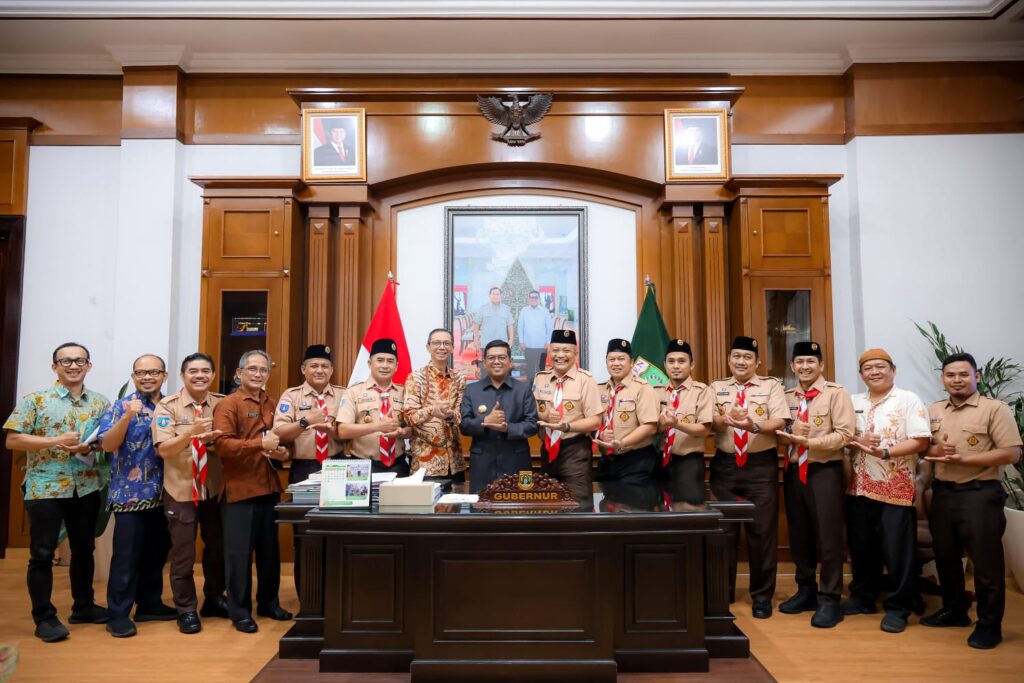 Terima Kwarda Pramuka, Gubernur Banten : Dalam Pramuka Kita Temukan Semangat Positif