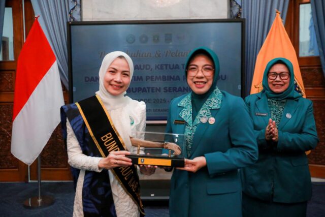 Penguatan Peran Perempuan di Akar Rumput, TP PKK dan Bunda PAUD Kabupaten Serang Resmi Dikukuhkan