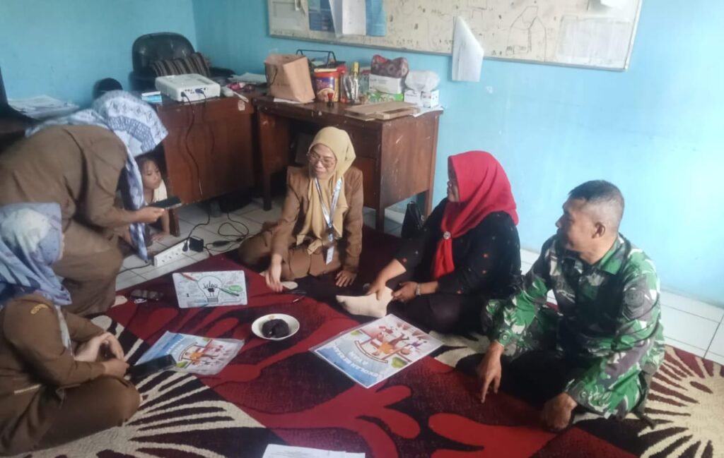 Babinsa Koramil Kramatwatu Dukung Penurunan Stunting Lewat Lokakarya Mini