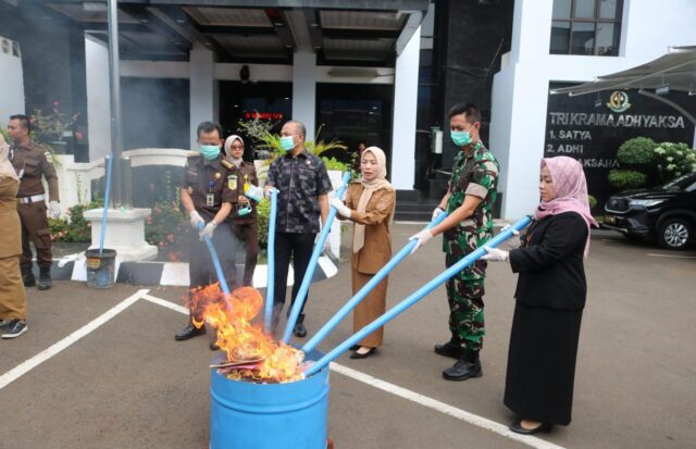 Dandim 0602/Serang Letkol Arm Oke Kistiyanto Tegaskan Komitmen TNI Dalam Pemberantasan Narkotika