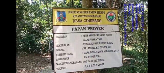 Pekerjaan Paving Block di Desa Ciherang Disorot, Diduga Asal Jadi dan Sarat Kepentingan