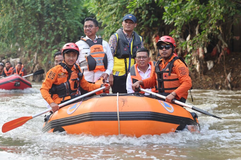 Petakan Penyebab Banjir, Andra Soni Susur Kali Angke Petakan Penyebab Banjir, Andra Soni Susur Kali Angke