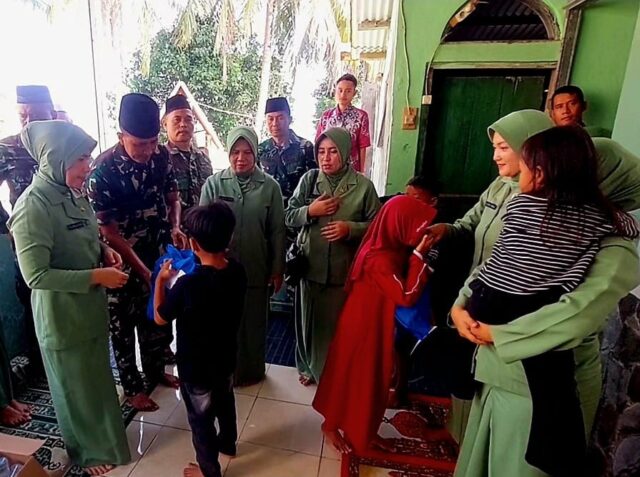 Koramil Pabuaran Perkuat Silaturahmi dengan Berbagi Kebahagiaan Bersama Anak Yatim