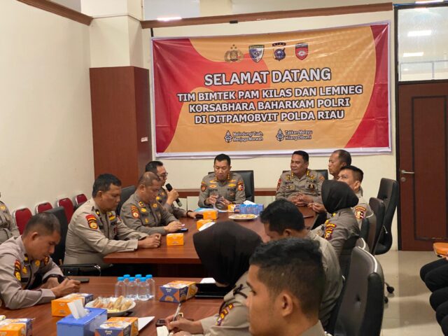 Tingkatkan Kesiapsiagaan, Polri Gelar Bimtek Pengamanan Objek Vital di Riau