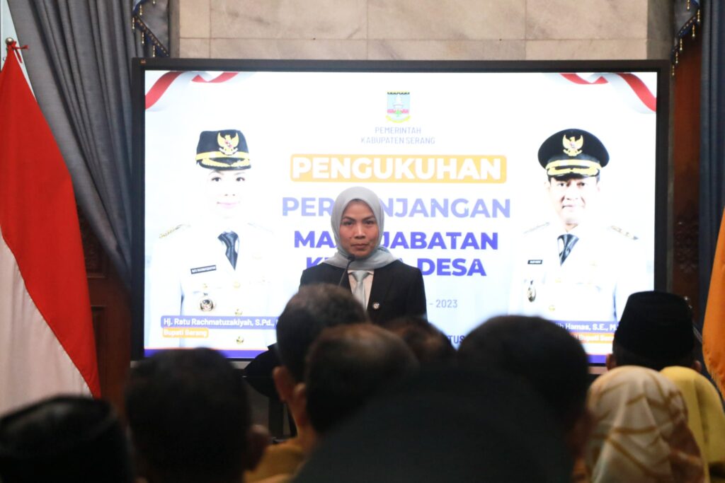 Dikukuhkan, Bupati Serang Larang Kades Ganti Perangkat Desa