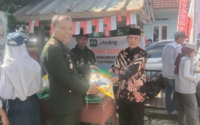 Koramil Ciomas Gelar Gerakan Pangan Murah di Hari Kemerdekaan