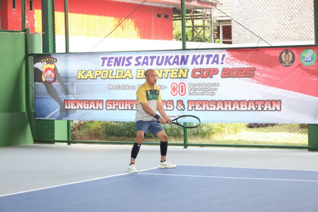 Tenis Kapolda Banten Cup 2025 Meriahkan HUT ke-80 RI