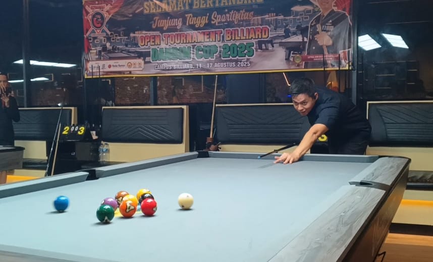 Dandim Serang Gelar Turnamen Biliar, Meriahkan HUT RI ke-80 Dandim Serang Gelar Turnamen Biliar, Meriahkan HUT RI ke-80