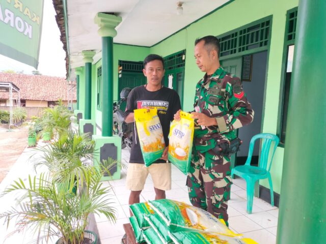 Koramil Mandalawangi Gelar Gerakan Pangan Murah Beras SPHP