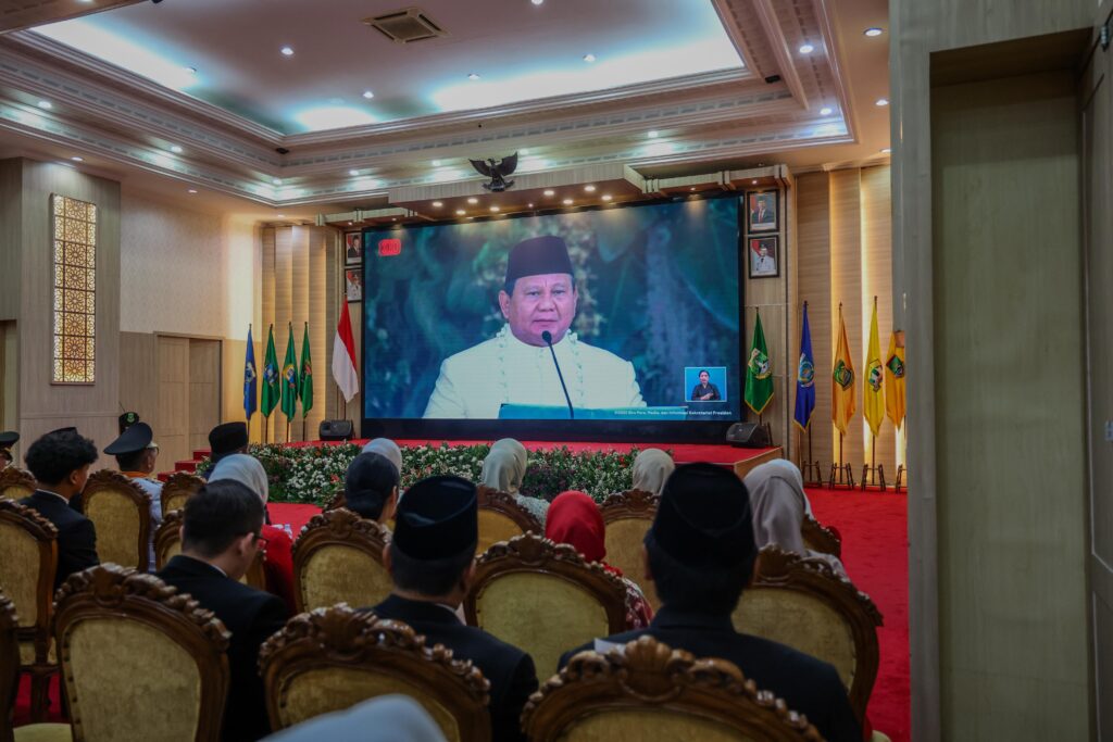 Andra Soni Ikuti Upacara Peringatan Detik-Detik Proklamasi Kemerdekaan RI Ke – 80 Secara Daring