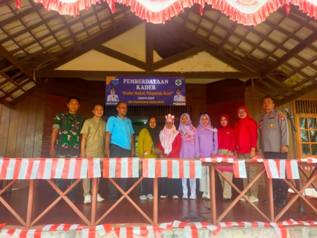 Koramil Pagelaran, Dukung Pemberdayaan Kader UPT Puskesmas Pagelaran