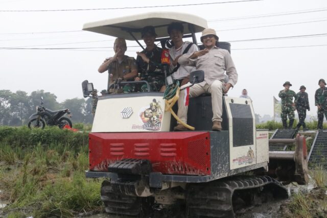 Kodim Serang Gelar Latihan Sistem Blok Ketahanan Pangan Bersama Gapoktan Ratu Tani