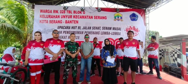 Lomba Kebersihan RW 28 Taman Banten Lestari Meriahkan HUT ke-80 RI