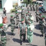 Pedang Pora, Kodim Serang Berikan Penghormatan Kepada Prajurit Yang Pindah Satuan dan Purna Tugas