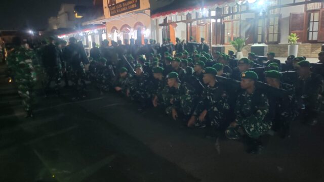 Korem 064/MY Perkuat Sinergi TNI–Polri dalam Pengamanan Aksi Unjuk Rasa di Serang