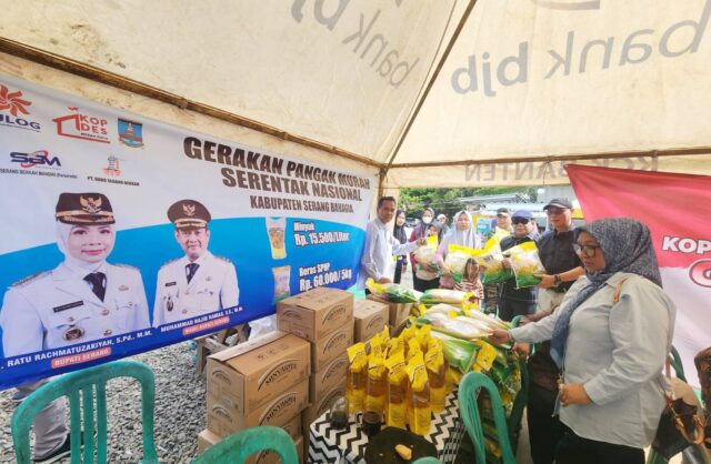 Pemkab Serang Gelar Gerakan Pangan Murah di 27 Kopdes Merah Putih