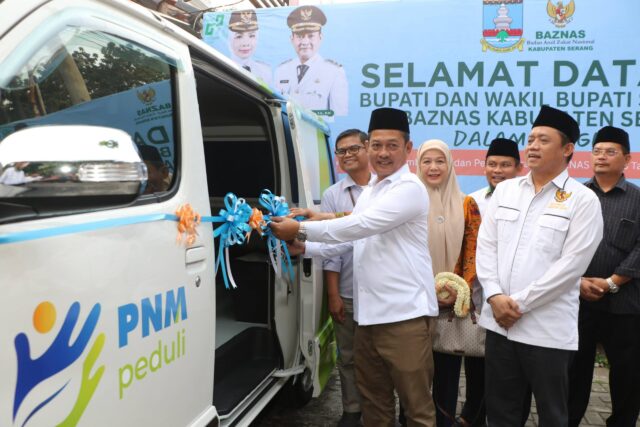 Baznas Kabupaten Serang Terima Bantuan Mobil Ambulans dari PNM