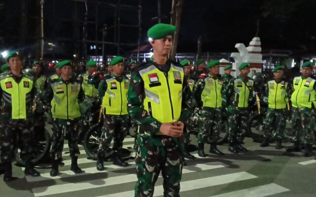 Pastikan Situasi Kondusif, Dandim Serang Letkol Arm Oke Kistiyanto Pimpin Patroli Keamanan Wilayah