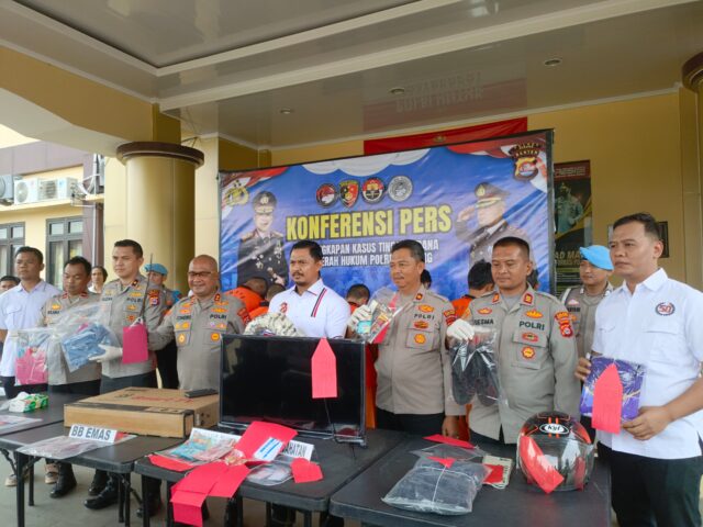 Polres Serang Ringkus Delapan Penjahat Jalanan dalam 10 Hari