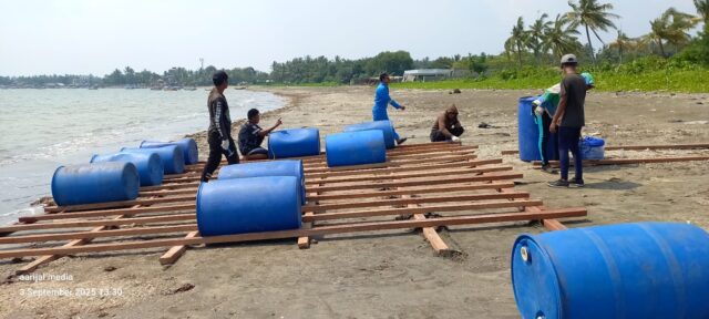 Sempat Terhenti di Awal Tahun, Penanganan Penyingkiran Kerangka Kapal Tongkang BG Titan 14 di Lanjut, Ini Kata Korlap Kegiatan