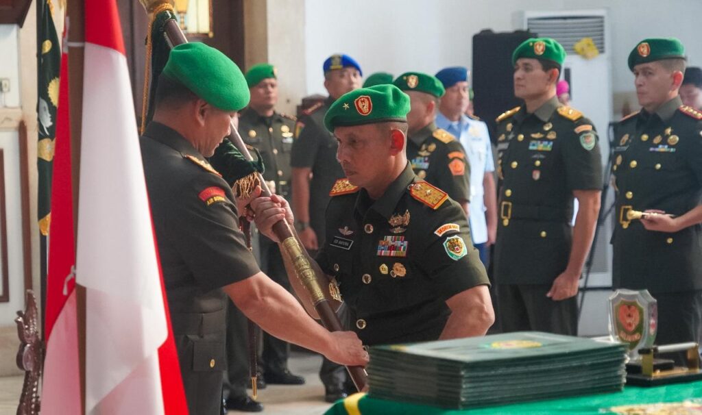 Brigjen TNI Edi Saputra Resmi Jabat Danrem 064/MY